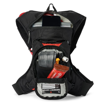 Sac d'Hydratation USWE MTB HYDRO 3 L Noir/Rouge